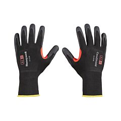 Honeywell 21-1515B/10Xl Coreshield A1/A Coated Cut Resistant Gloves, 10/Xl, Nylon Black Liner, Nitrile Micro-Foam Black Coating, 15 Ga