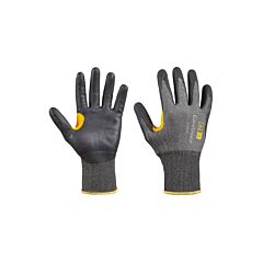 Honeywell 22-7518B/11Xxl Coreshield A2/B Coated Cut Resistant Gloves, 11/Xxl, Hppe Grey Liner, Nitrile Micro-Foam Black Coating, 18 Ga