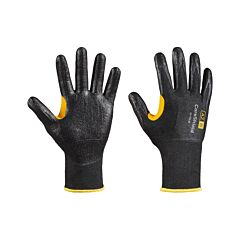 Honeywell 22-7913B/7S Coreshield A2/B Coated Cut Resistant Gloves, 7/S, Hppe Black Liner, Smooth Nitrile Black Coating, 13 Ga