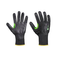 Honeywell 24-0513B/10Xl Coreshield Cut Resistant Gloves, 13 Gauge Hppe/Basalt Black Liner, Black Nitrile Coating, Cut A4/D, X-Large