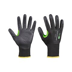 Honeywell 24-9518B/11Xxl Coreshield Cut Resistant Gloves, 18 Gauge, Hppe/Steel Black Liner, Black Nitrile Coating, Cut A4/D, 2X-Large
