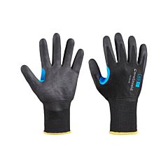 Honeywell 25-0513B/6Xs Coreshield A5/E Coated Cut Resistant Gloves, 7/Small, Hppe/Ss, Nitrile Micro-Foam, 13 Ga, Black