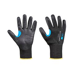 Honeywell 26-0513B/8M Coreshield A6/F Coated Cut Resistant Glove, 8/M, Black