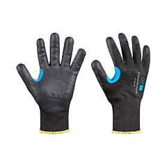 Honeywell 27-0513B/9L Coreshield A7/F Coated Cut Resistant Gloves, 9/L, Hppe/Alloy, Nitrile Micro-Foam, 13 Ga, Black