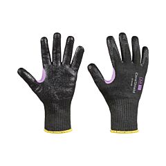 Honeywell 28-0910B/8M Coreshield A8/F Coated Cut Resistant Gloves, 8/Medium, Hppe/Kevlar®/Alloy, Smooth Nitrile, 10 Ga, Black