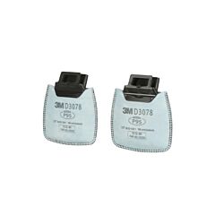 3M D3078 Secure Click Particulate Filters P95 With Nuisance Level Organic Vapor/Acid Gas Relief