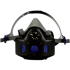 3M Hf-801Sd Secure Click Half Facepiece Reusable Respirator With Speaking Diaphragm, Small