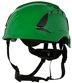 3M X5004V-Ansi Securefit Safety Helmet, Vented, Green