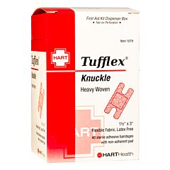 Hart Health 1079 Tufflex Heavy Woven Elastic Adhesive Bandage, Knuckle, 40/Box