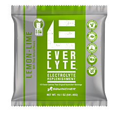 Sqwincher 016873 Everlyte Powder Packs, 15.92 Oz Packs, 2.5 Gal Yield, Lemon-Lime, 32/Case