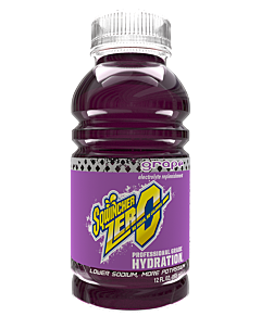 Sqwincher 030803 Zero Ready-To-Drink, 20 Oz Bottles/Yield, Grape