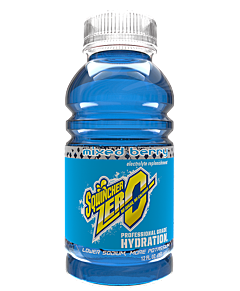Sqwincher 030804 Zero Ready-To-Drink, 20 Oz Bottles/Yield, Mixed Berry