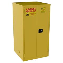 Jamco Bv1 Safety Cabinet, Drum Storage, Manual Doors, Yellow, 1/Each