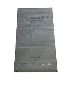 Justrite 26464 Quietsite Basic Sound Barrier 4' X 8' Panel, Grey