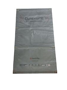 Justrite 26466 Quietsite Premium Sound Barrier 4' X 8' Panel, Grey