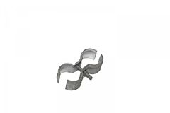 Justrite 26474 Quietsite Rail Clamps, Silver