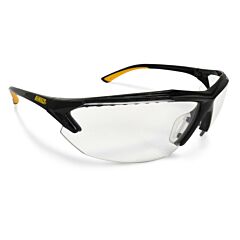 Dewalt Dpg106-125D Dpg106 Spector® In-Viz Bifocal Safety Glass, Black, Yellow Frame, Clear Lens, 2.5 Diopter