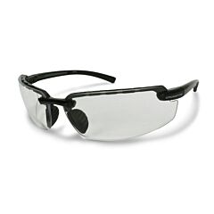 Radians 474420 Crossfire Es7 Inviz Bifocal Safety Glasses, Crystal Black, Clear Lens, 2.0 Diopter