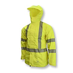 Radians Rw12L-3Zgr-2X Rw12L Ladies Lightweight Rain Jacket, Green, 2X-Large