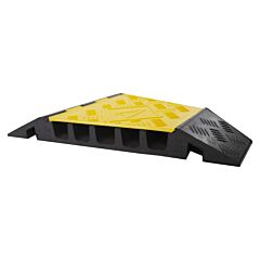 Wearwell Pwr.5Ch.Hd.Rc.Byl Powerhouse 5 Channel Cable Protector 1.5" Hd- 19.75" Long 22.5 Degree Right Corner