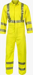 Lakeland Tsp010L Hi-Vis Fr Coveralls Made With Westex Dh Fabric, Yellow, Size 3X-Large