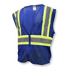 Radians Sv22-1Zblm-2X Economy Type O Class 1 Two Tone Safety Vest, Blue, Size 2X-Large