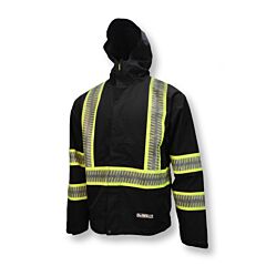 Dewalt Drw11-1Zgr-2X Waterproof Lightweight Packable Raincoat, Size 2X-Large