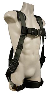 French Creek 22670 Stratos Full Body Harness, Comfort Back/Shoulder Pad, Leg Pads, Single Dorsal D-Ring, Bayonet Buckle Legs (Made In Usa), Size Large/X-Large