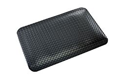 Crown Matting Cdr0036Dbc Industrial Deck Plate Anti-Fatigue Mat 3' Wide, Custom Length, Black