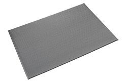 Crown Matting Ts6P036Gyc Tuff-Spun 5/8 Pebble-Surface Anti-Fatigue Mat 3' Wide, Custom Length, Gray
