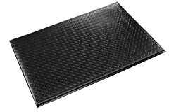 Crown Matting Wbrz048Kd-75 Wear-Bond Comfort-King Diamond-Surface Anti-Fatigue Mat 4' X 75' Black