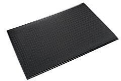 Crown Matting Wb 0023Kp Wear-Bond Tuff-Spun Pebble-Surface Anti-Fatigue Mat 2' X 3' Black