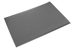 Crown Matting Wbr0036Gpc Wear-Bond Tuff-Spun Pebble-Surface Anti-Fatigue Mat 3' Wide, Custom Length, Gray