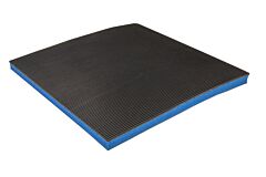 Crown Matting Wkr1224Bk-75 Workers-Delight Corrugated Rubber Anti-Fatigue Mat 2' X 75' Black