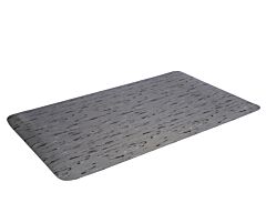 Crown Matting Wvr1248Fyc Workers-Delight Spiffy Vinyl Anti-Fatigue Mat 4' Wide, Custom Length, French Gray