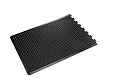 Crown Matting Yf Se34Bk Yoga-Flex Anti-Fatigue Mat 35" X 47" End Black