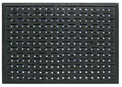Crown Matting Ks 0039Bk Safe-Flow Plus Drainage Anti-Fatigue Mat 3' X 9' Black