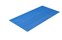 Crown Matting Hvr0036Ob Sani-Tred Drainage Anti-Fatigue Mat 3' X 40' Ocean Blue