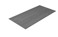 Crown Matting Hvr0048Ch Sani-Tred Drainage Anti-Fatigue Mat 4' X 40' Charcoal