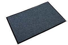 Crown Matting Nrr0048Blc Needle-Rib Indoor Entrance Mat 4' Wide, Custom Length, Blue