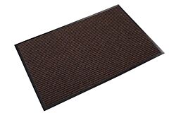 Crown Matting Nrr0072Brc Needle-Rib Indoor Entrance Mat 6' Wide, Custom Length, Brown