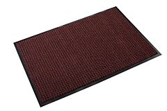 Crown Matting Ox H035Bu Oxford Indoor Entrance Mat 3' X 5' Black/Burgundy