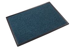 Crown Matting Ss R410Bl Super-Soaker Rubber-Border Indoor Entrance Mat 4' X 10' Blue