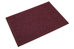 Crown Matting Ss F035Bu Super-Soaker Fabric-Border Indoor Entrance Mat 3' X 5' Burgundy