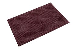Crown Matting S1 F048Bu Super-Soaker Diamond Fabric-Border Indoor Entrance Mat 4' X 8' Burgundy
