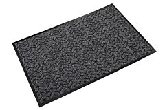Crown Matting Te 0035Ac Tire-Track Indoor Entrance Mat 3' X 5' Anthracite
