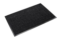 Crown Matting Ca Ae46Bk Commercial Clean Machine Outdoor Entrance Mat 4' X 6' Nosed-All Black