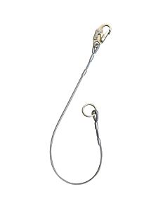 Elk River 13614 Gac Cable Sling, 1/4" X 4', 2" Ring, Snap Hook