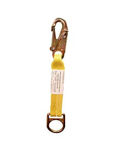 Elk River 14702 D-Ring Extension, 1-3/4" X 12", 1 D-Ring, Snap Hook, Nylon