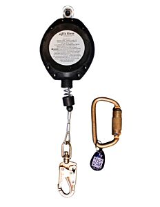 Elk River 22530 Retractable, 30', Cable, Snaphook, Carabiner